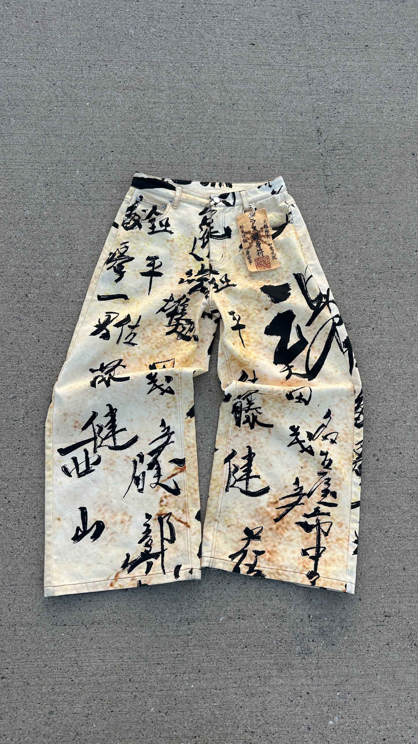 “YOSEGAKI” JEANS