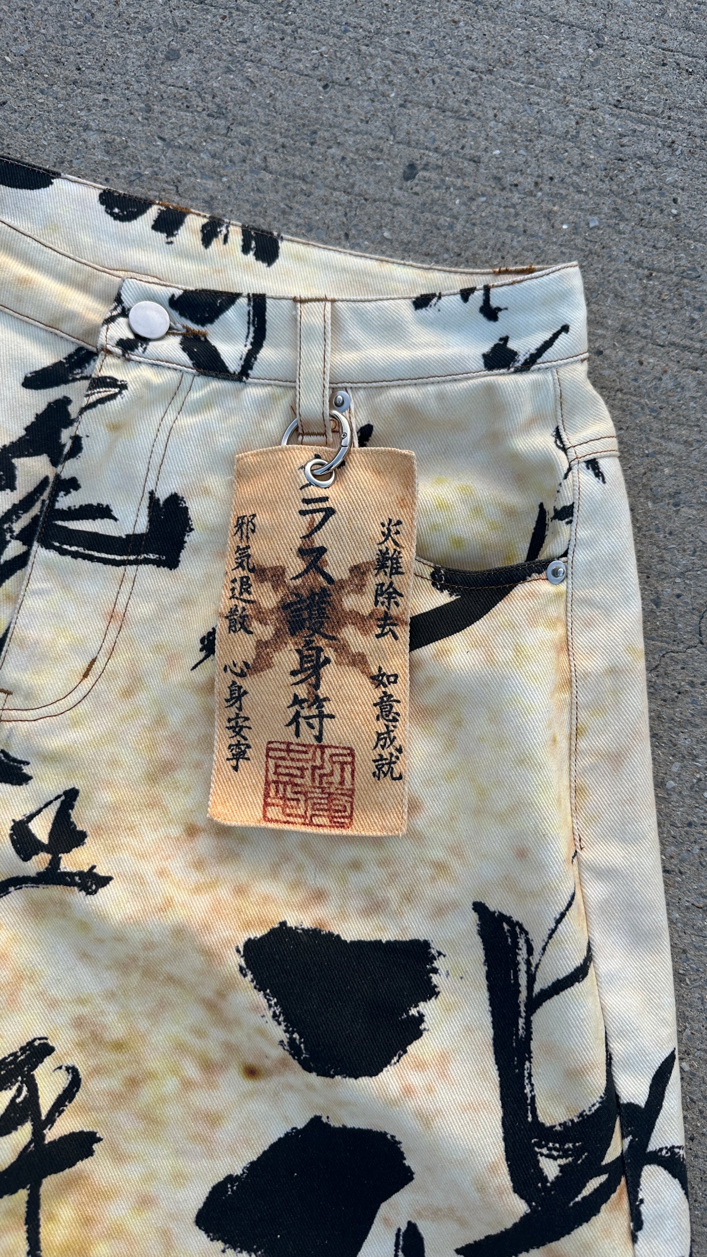“YOSEGAKI” JEANS
