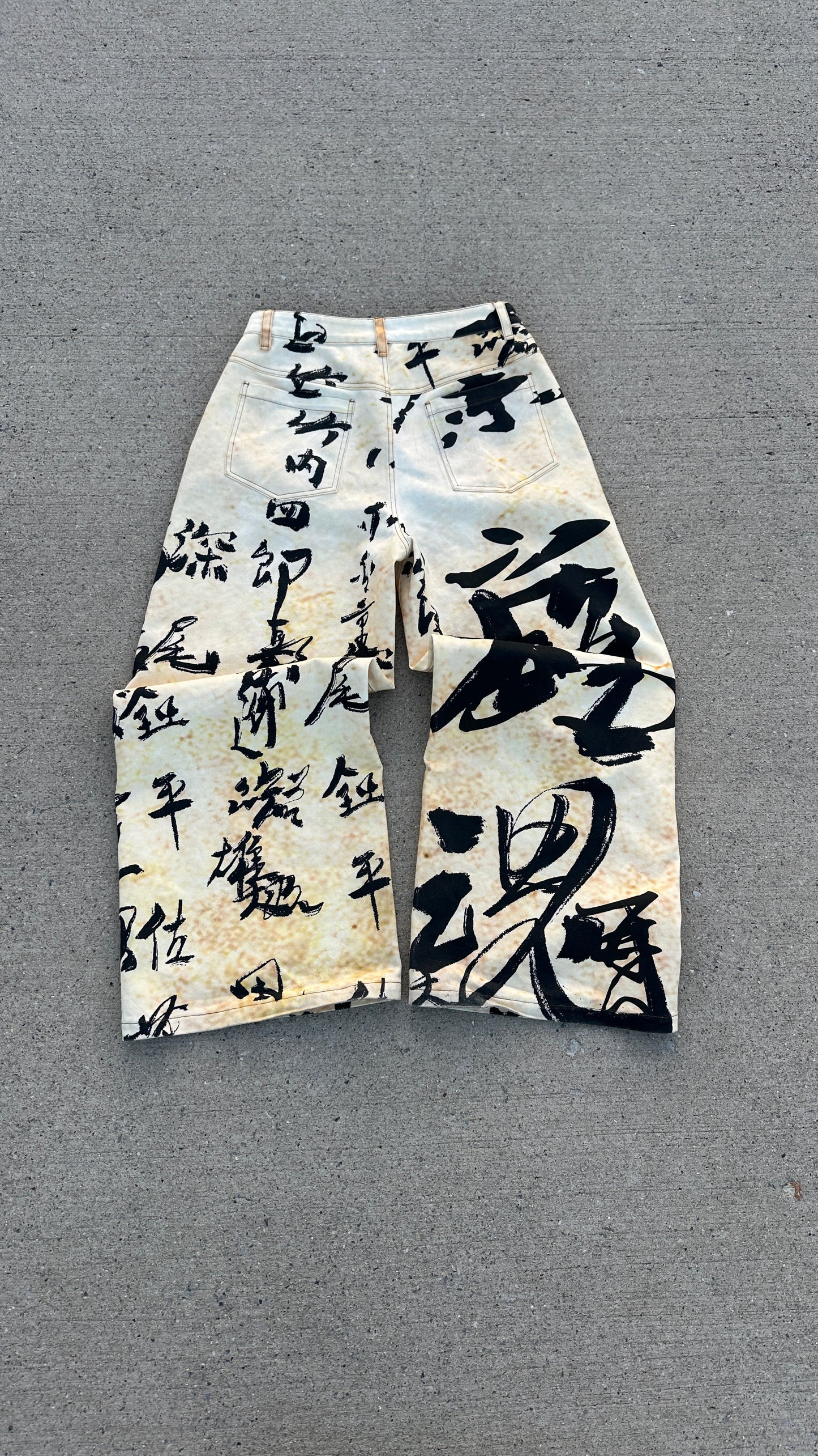 “YOSEGAKI” JEANS