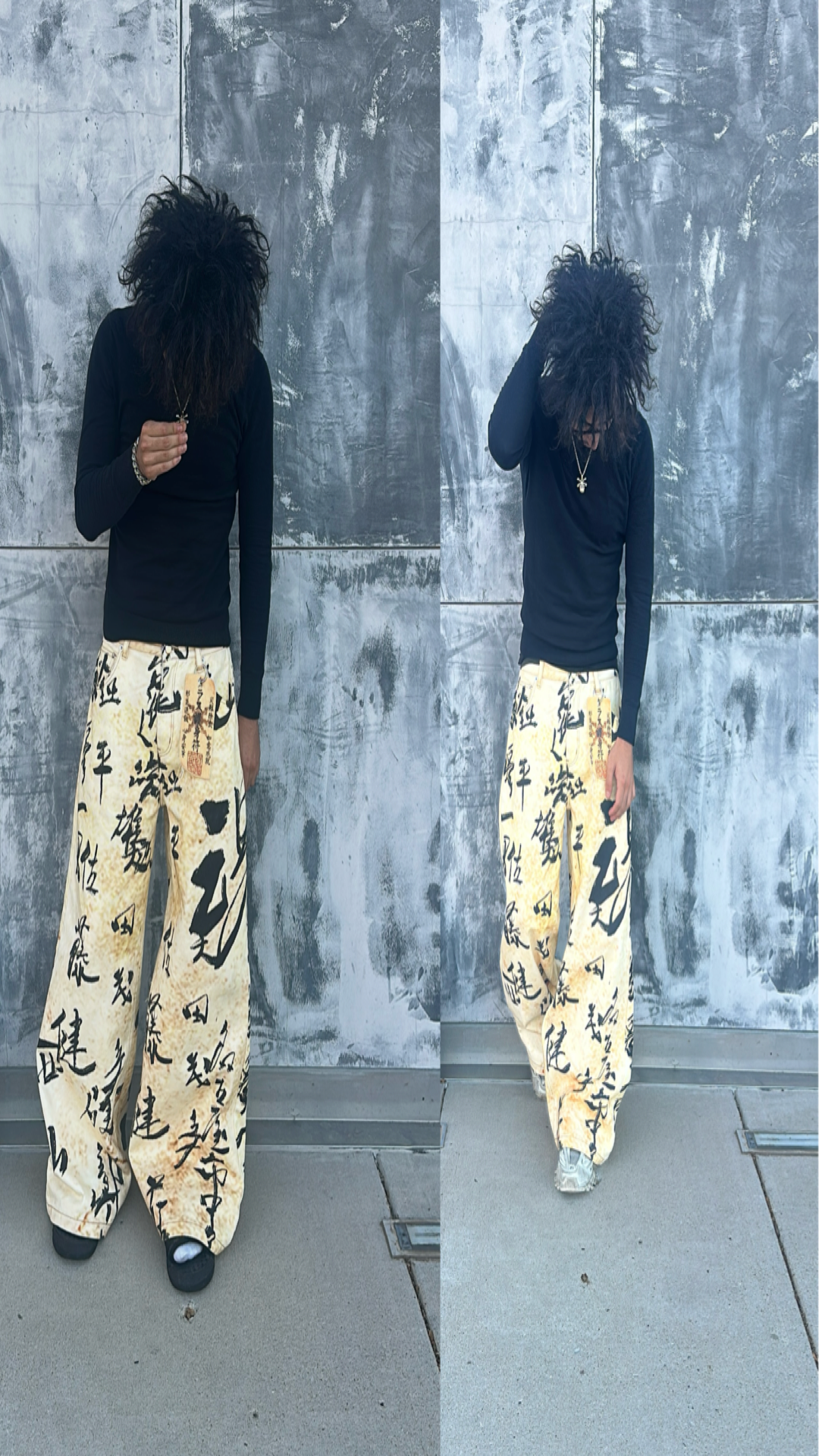“YOSEGAKI” JEANS