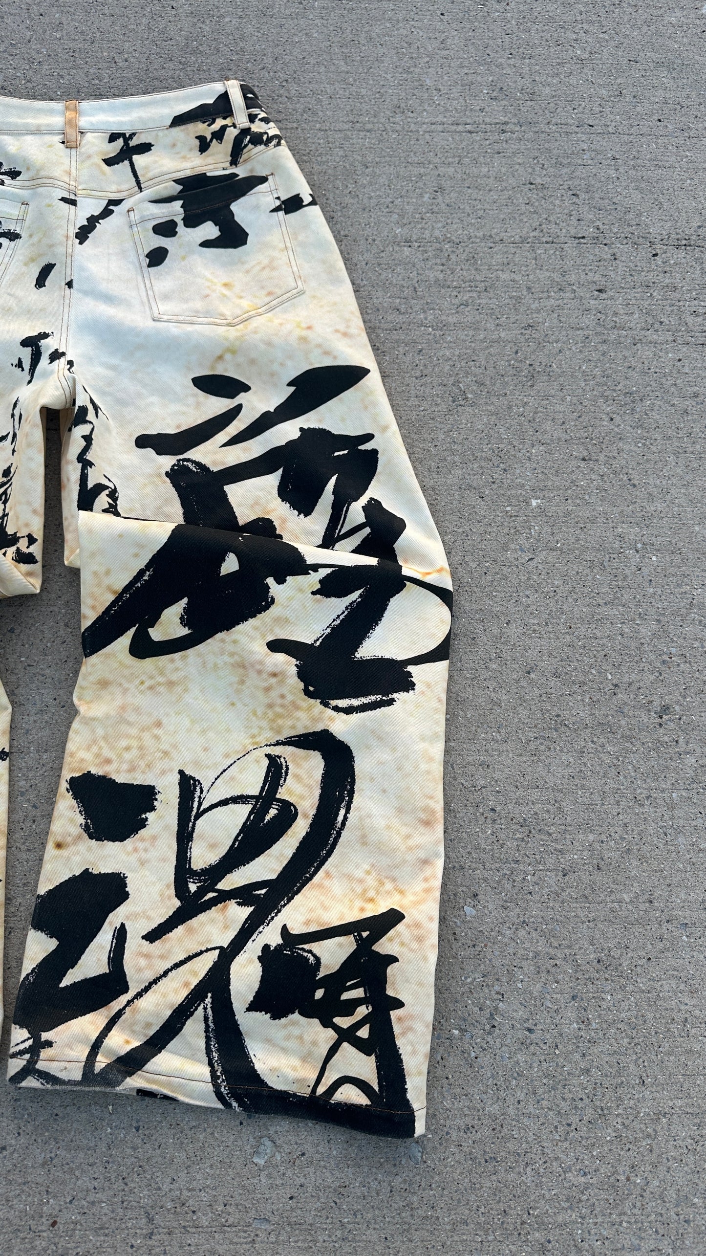 “YOSEGAKI” JEANS
