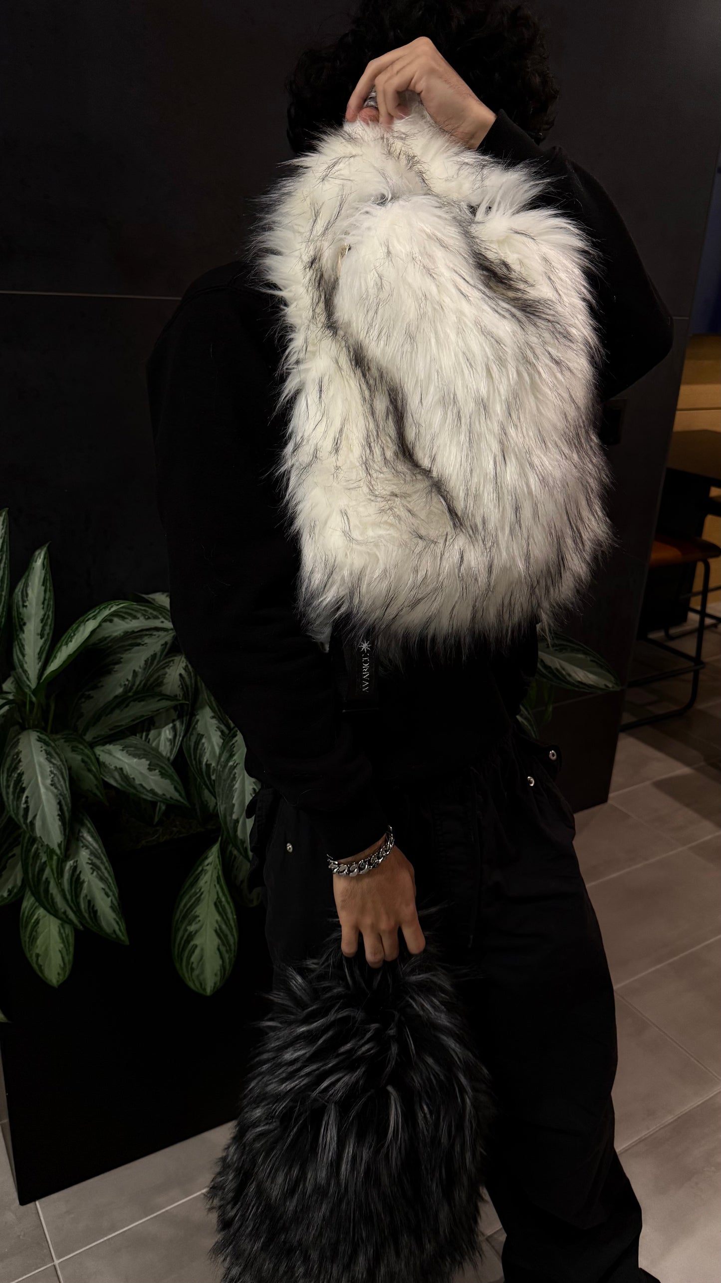 CORRUPTED YETI FUR BACKPACK