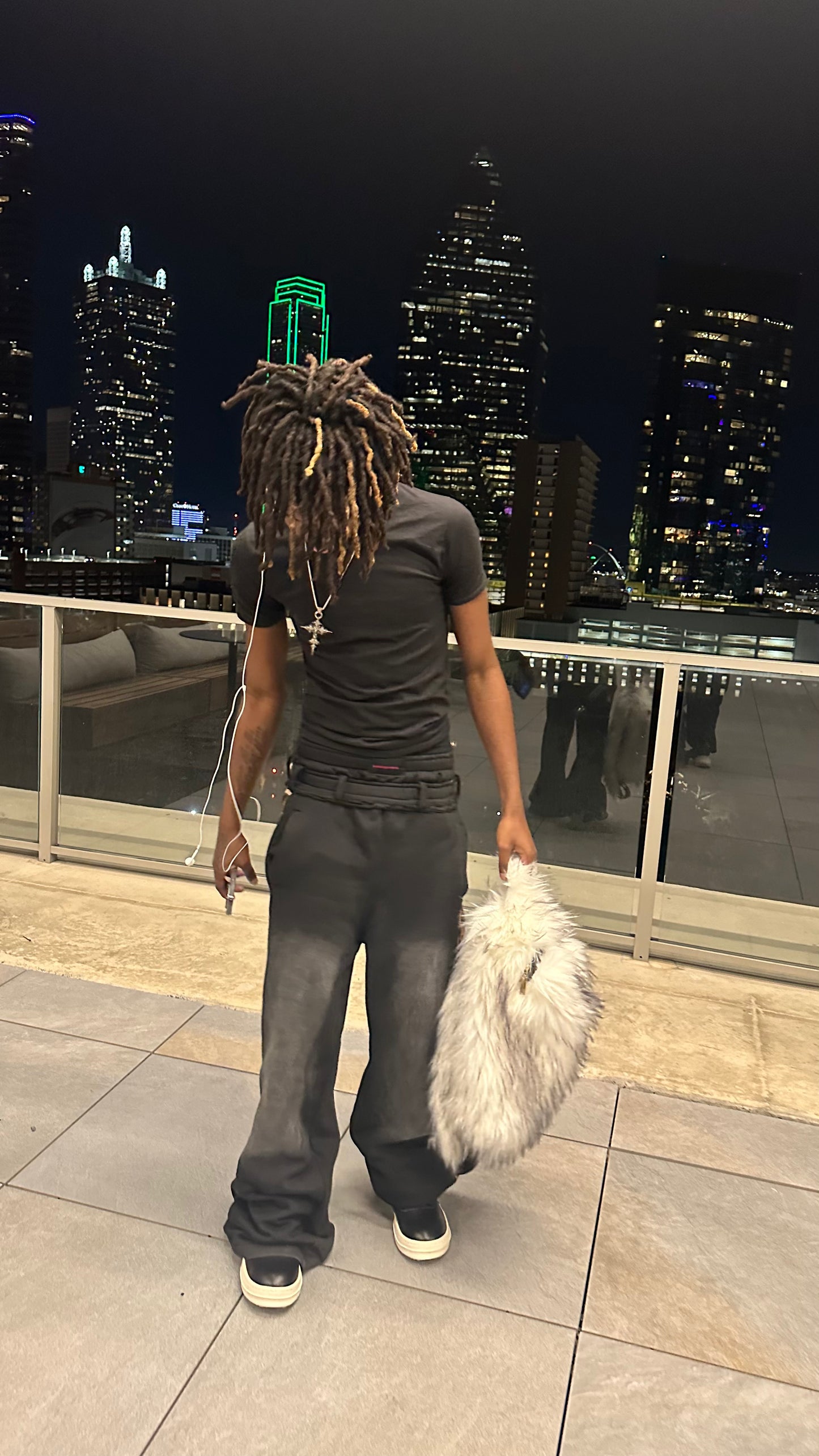 CORRUPTED YETI FUR BACKPACK