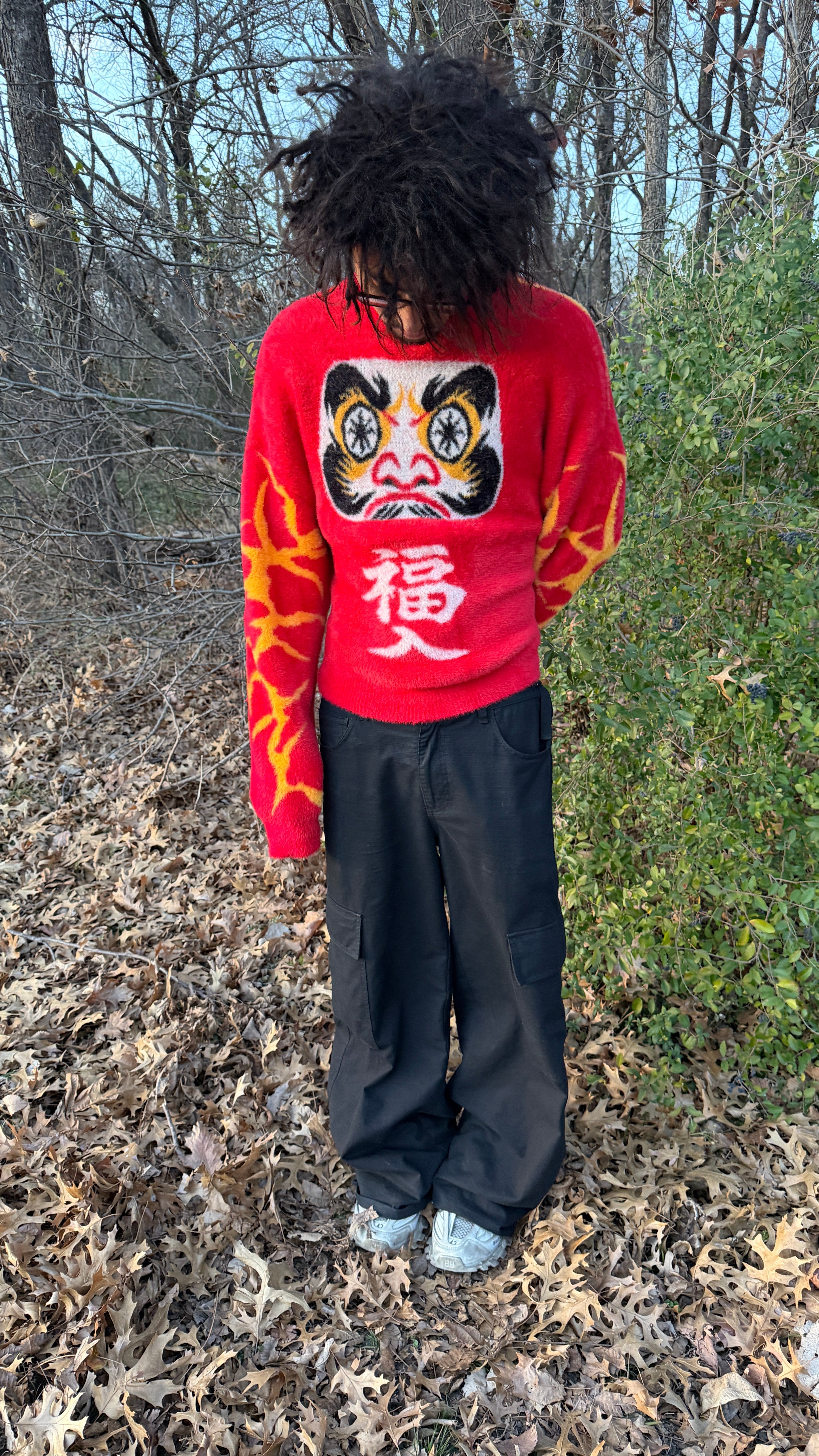 “DARUMA” MOHAIR SWEATER