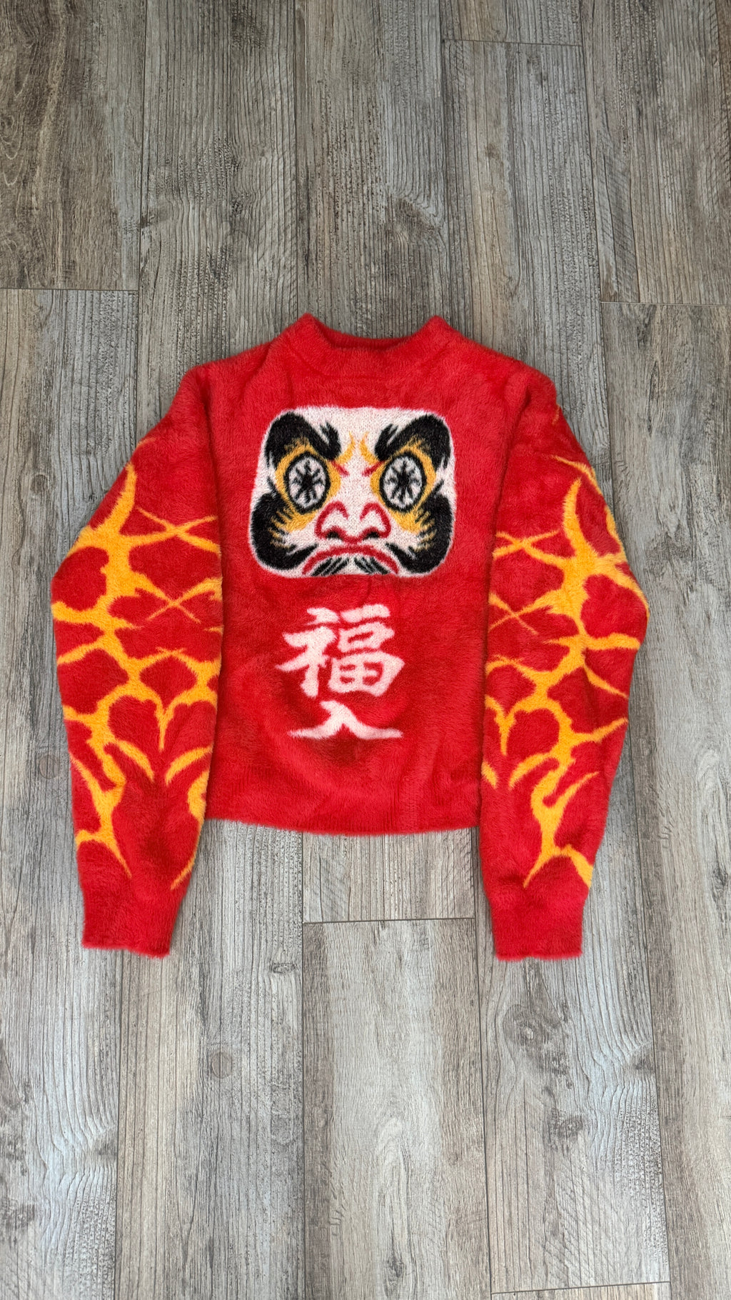 “DARUMA” MOHAIR SWEATER