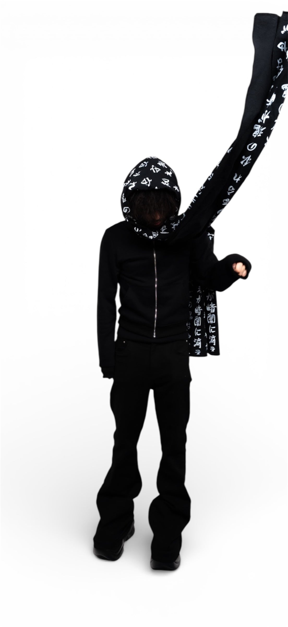 “HIKARI” SCARF HOODIE