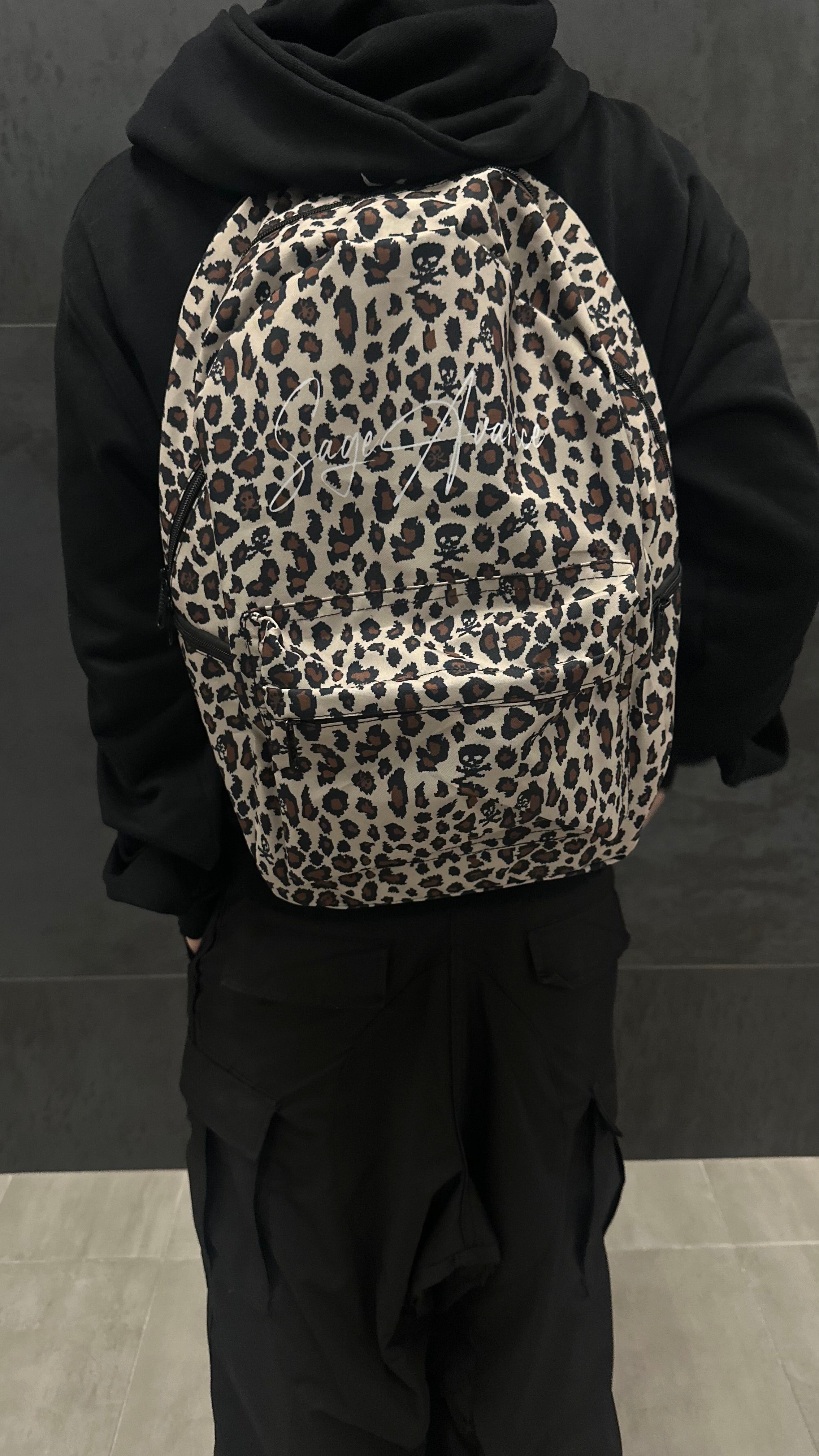 "TOXIC DIGITAL" LEOPARD BACKPACK