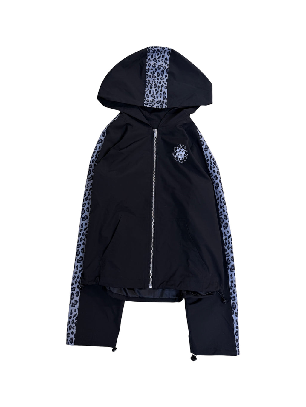 "OMEN LEOPARD" NYLON HOODIE