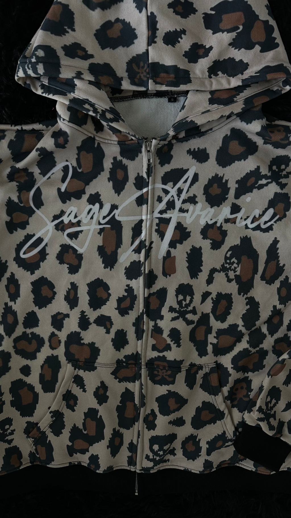 "TOXIC" DIGITAL CHEETAH HOODIE