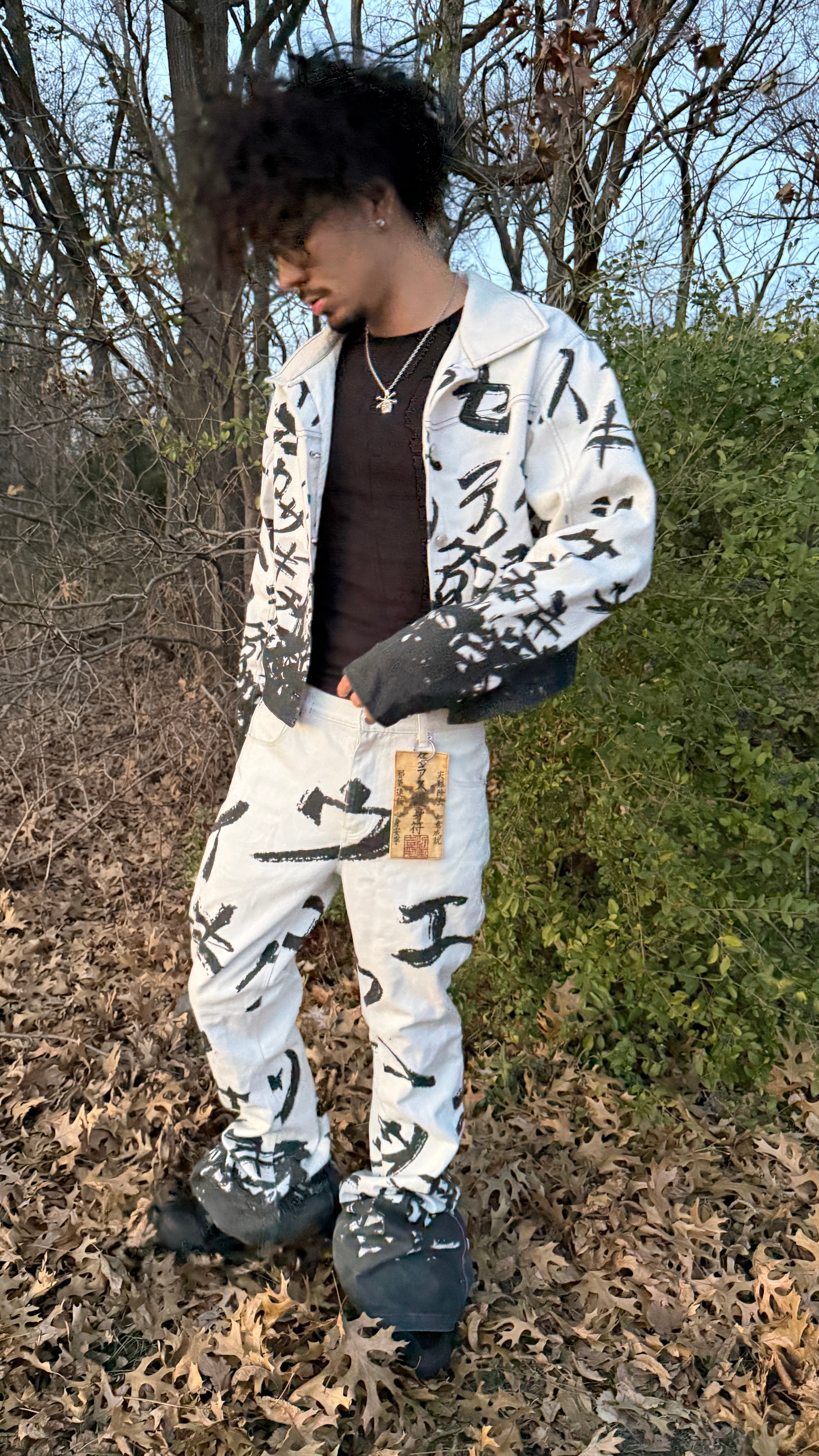 “KATAKANA” DENIM JACKET