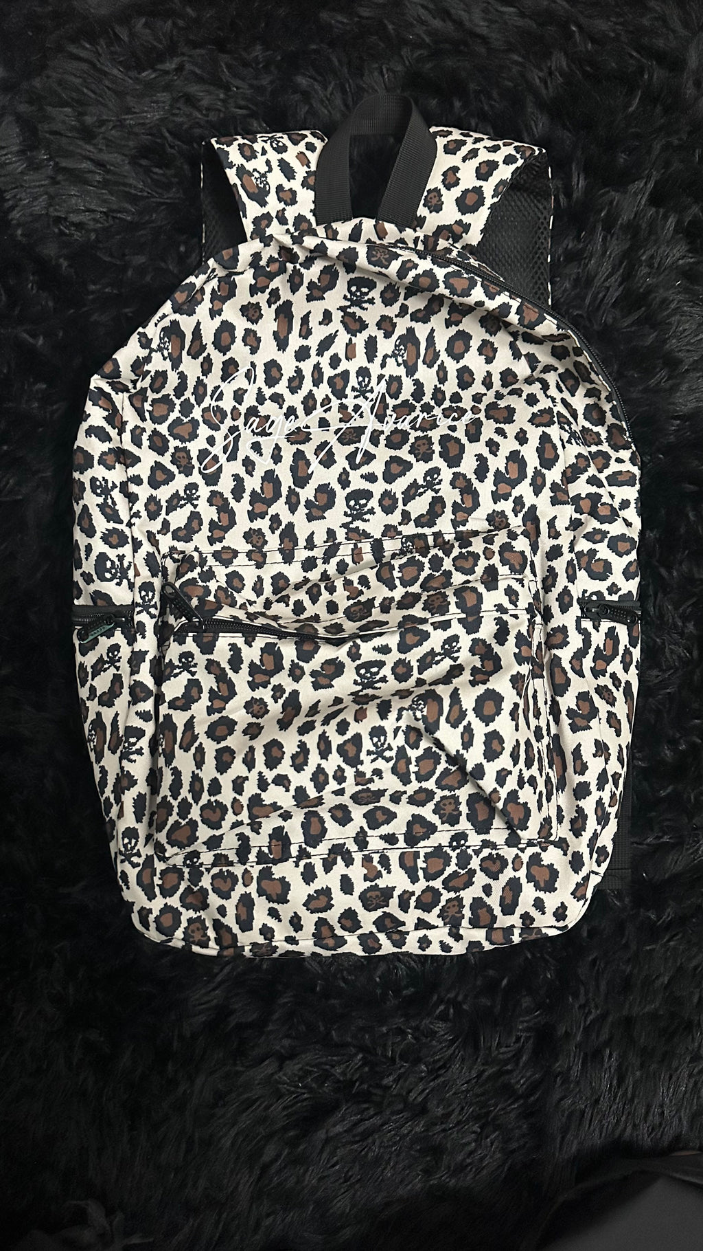 "TOXIC DIGITAL" LEOPARD BACKPACK