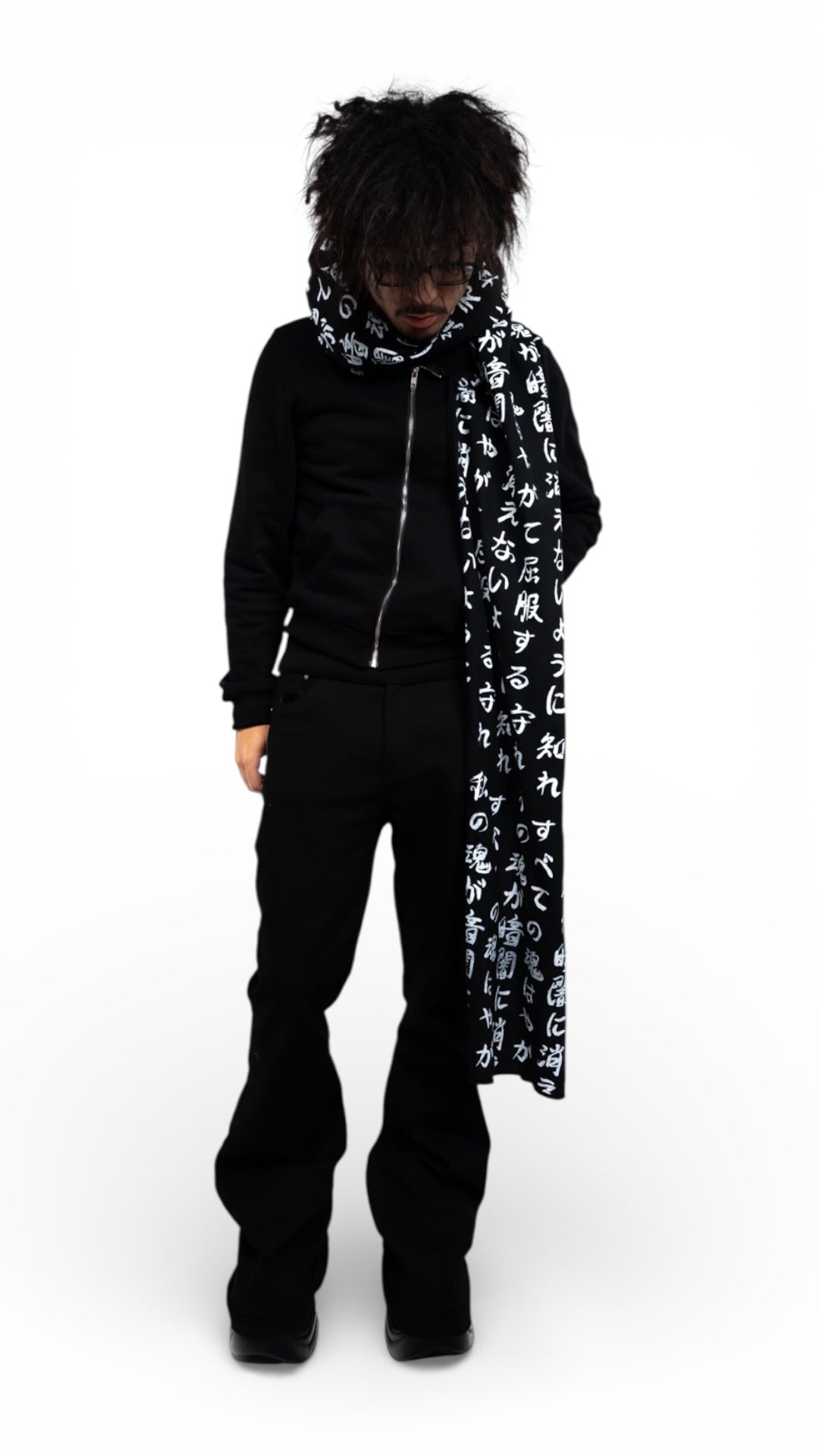 “HIKARI” SCARF HOODIE