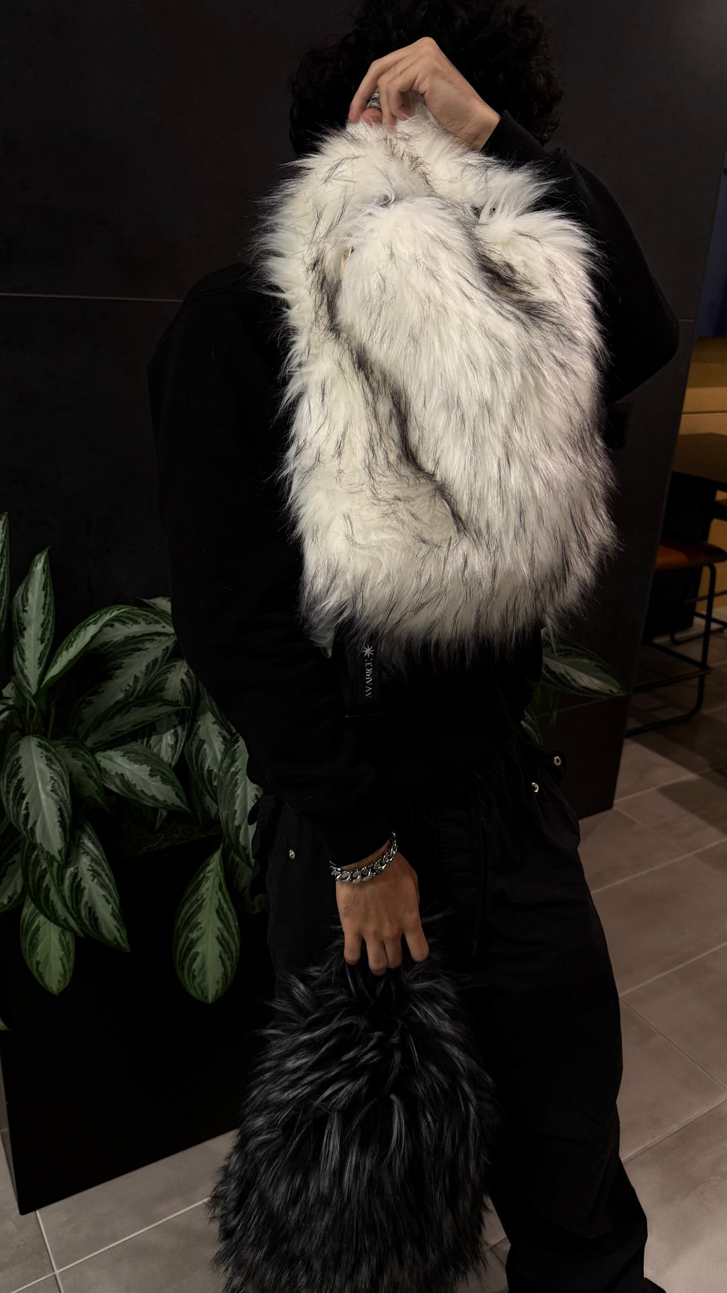 CORRUPTED YETI FUR BACKPACK