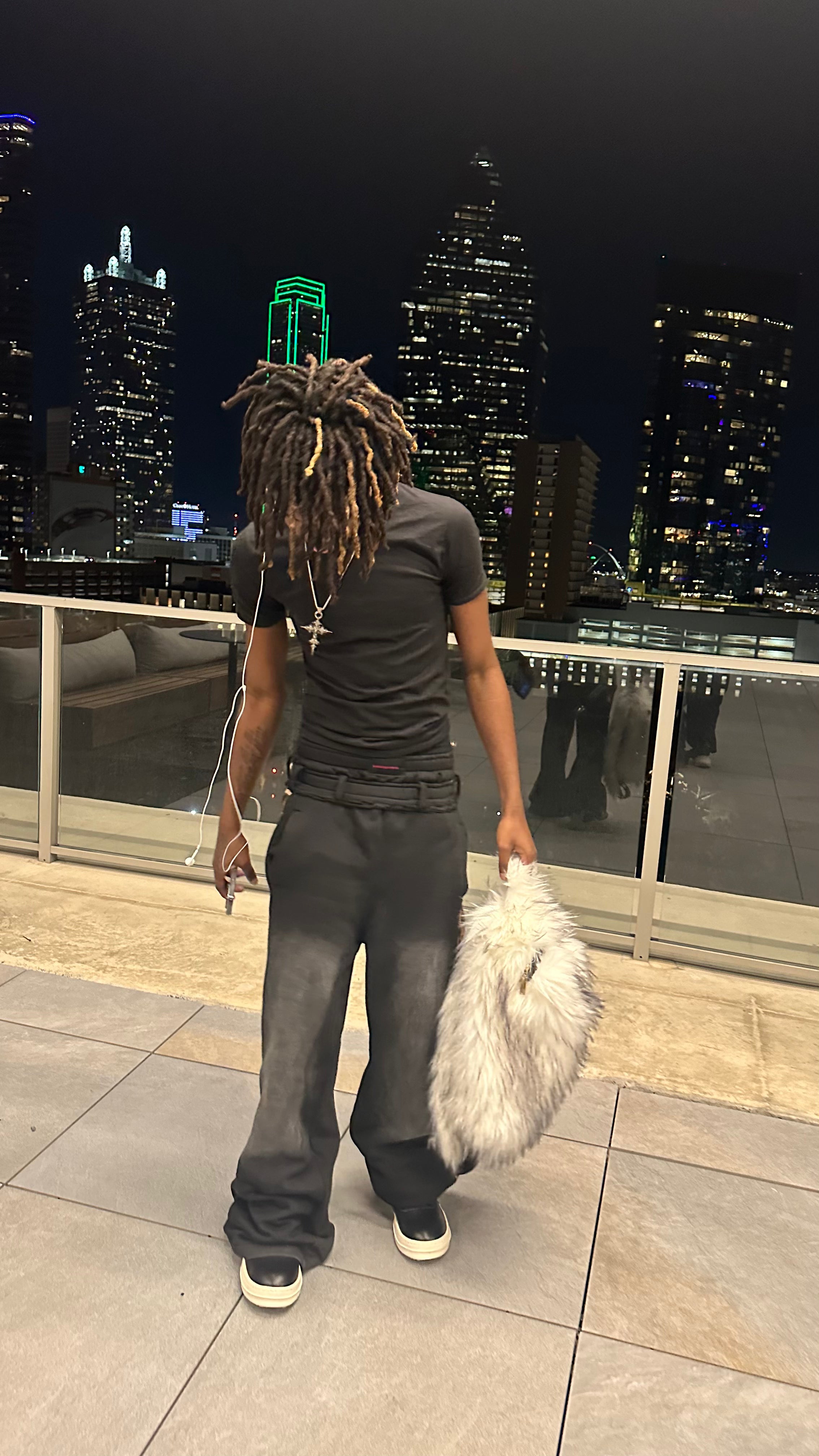 CORRUPTED YETI FUR BACKPACK